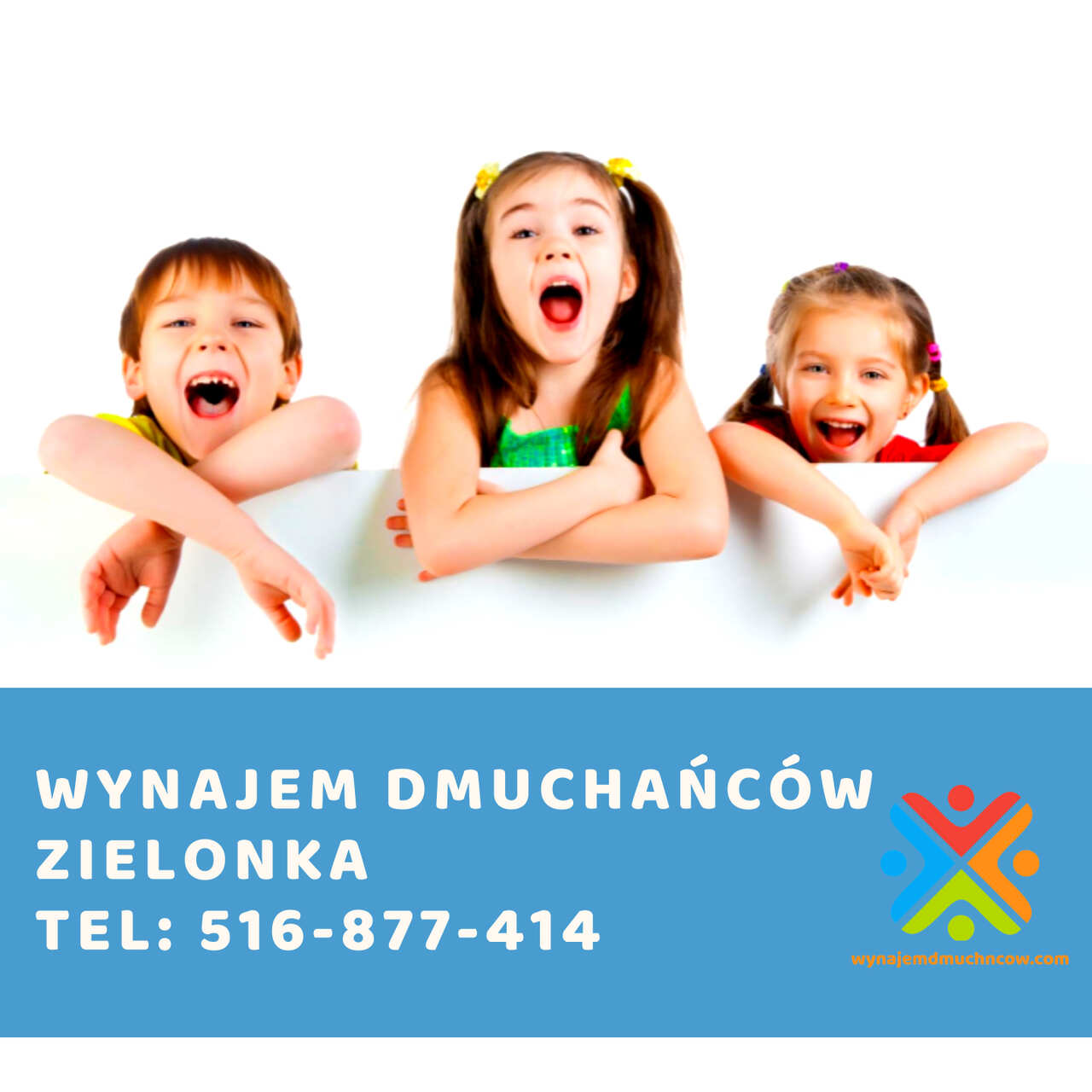 wynajem dmuchańców zielonka