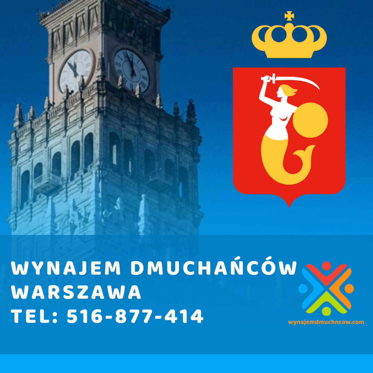wynajem dmuchańców warszawa