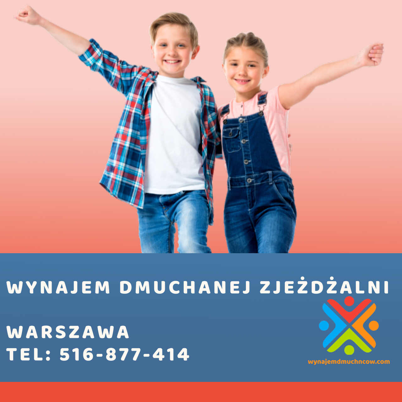 wynajem dmuchanej zjeżdżalni warszawa dmuchańce