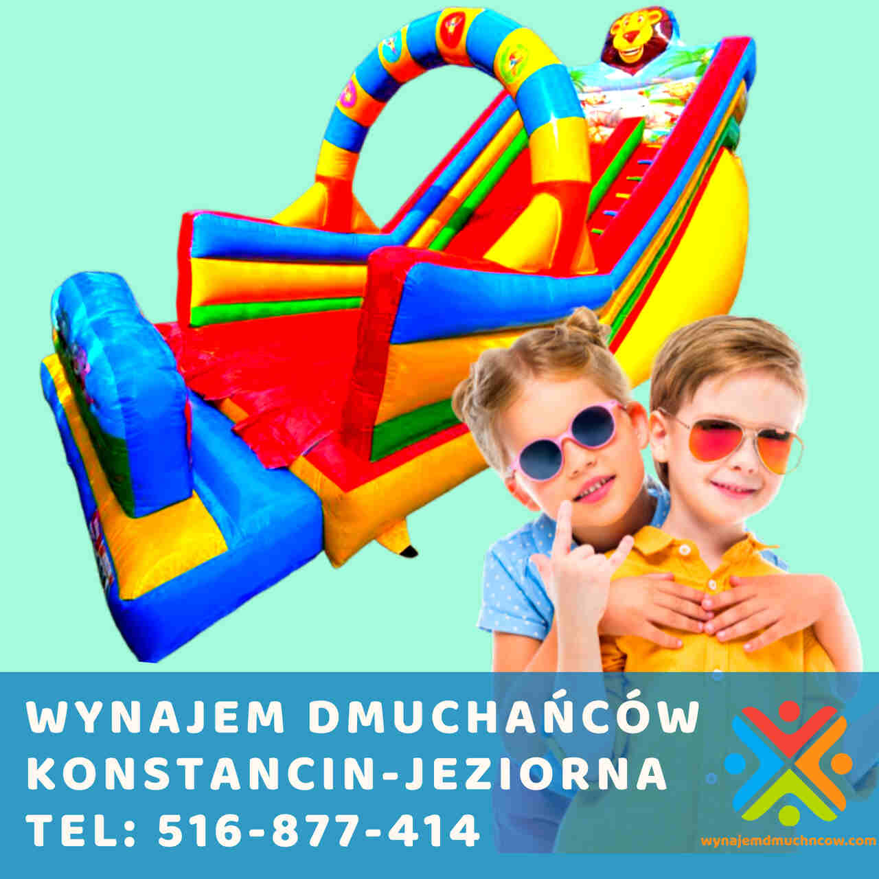 wynajem dmuchańców konstancin-jeziorna