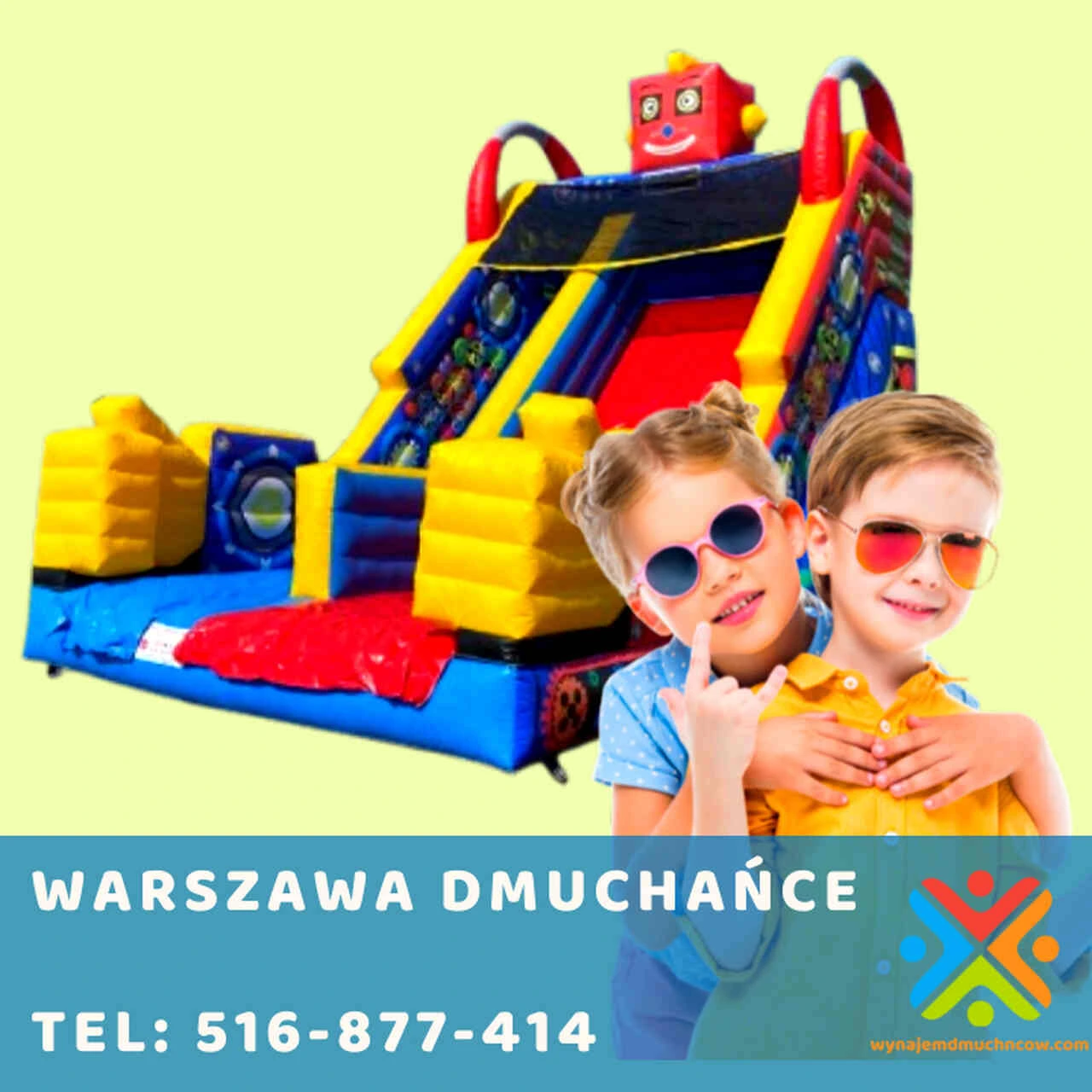 warszawa dmuchańce dmuchane zjeżdżalnie zamki